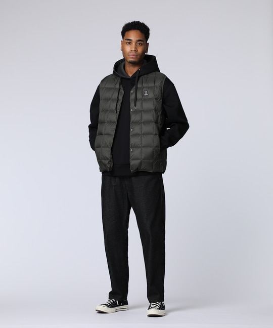 [WEB限定]TAION × Psycho Bunny コラボダウンベスト