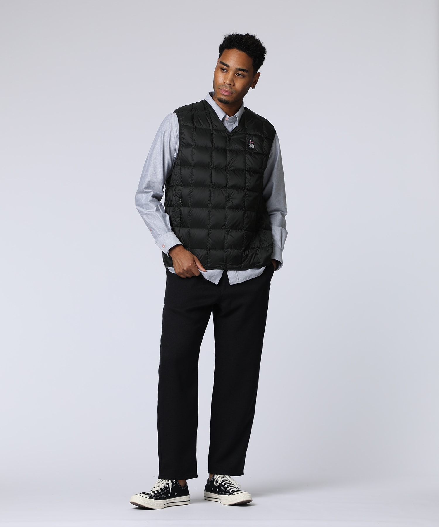 WEB限定]TAION × Psycho Bunny コラボダウンベスト｜Psycho Bunny