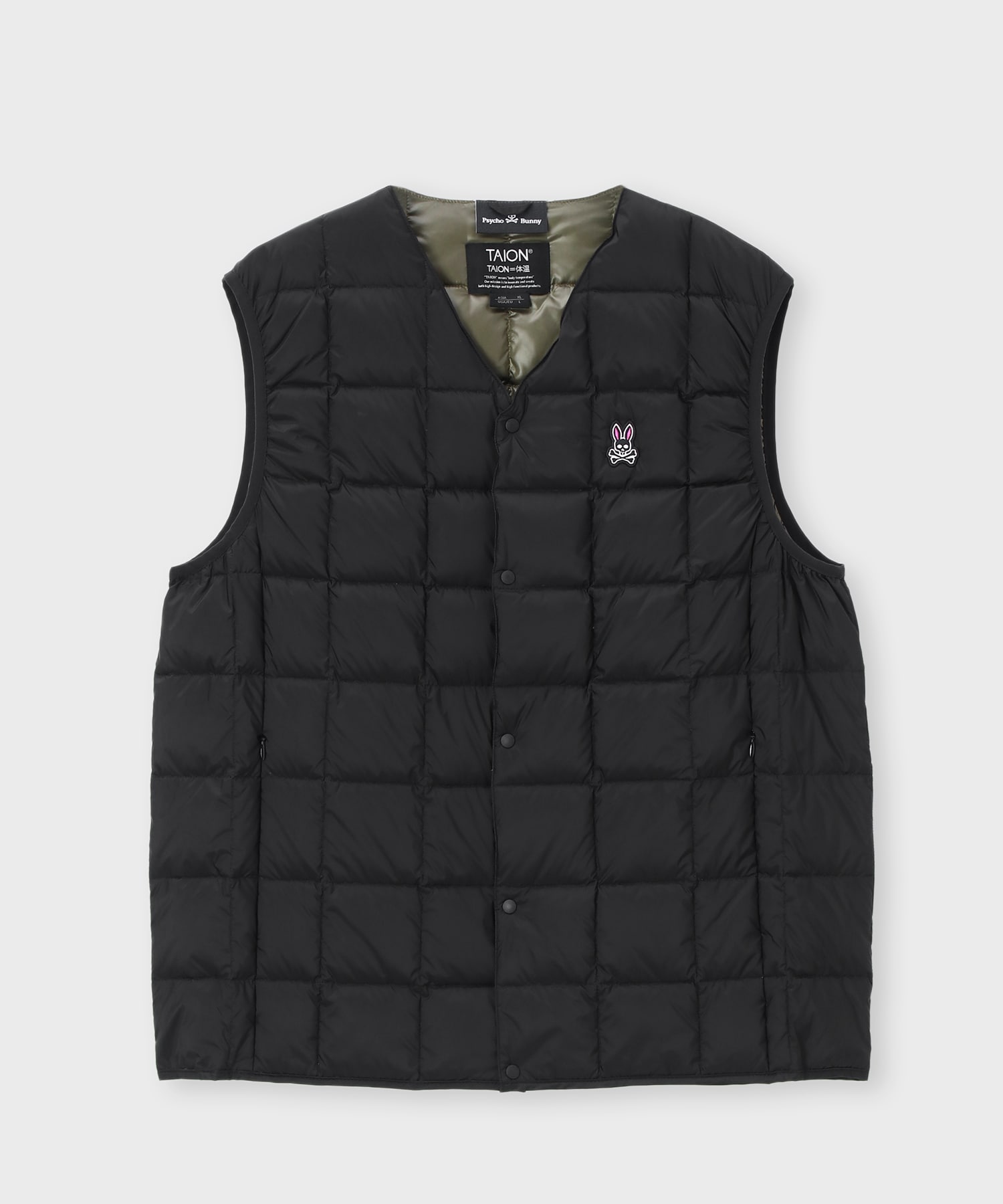 WEB限定]TAION × Psycho Bunny コラボダウンベスト｜Psycho Bunny