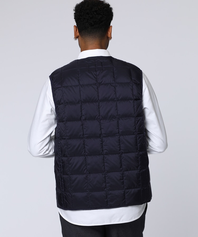 ◼️美品◼️サイコバニー◼️TAION◼️Vネックインナーダウンベスト◼️黒◼️M ミリタリー Vネックジップ ダウンベスト – TAIONインナーダウン