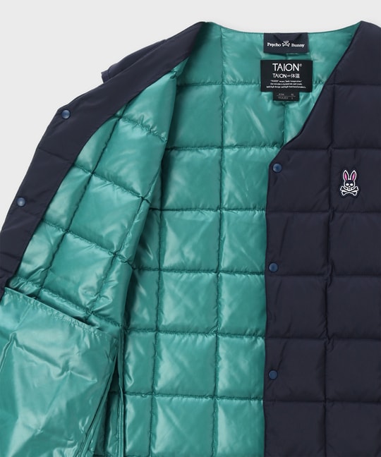 [WEB限定]TAION × Psycho Bunny コラボダウンベスト