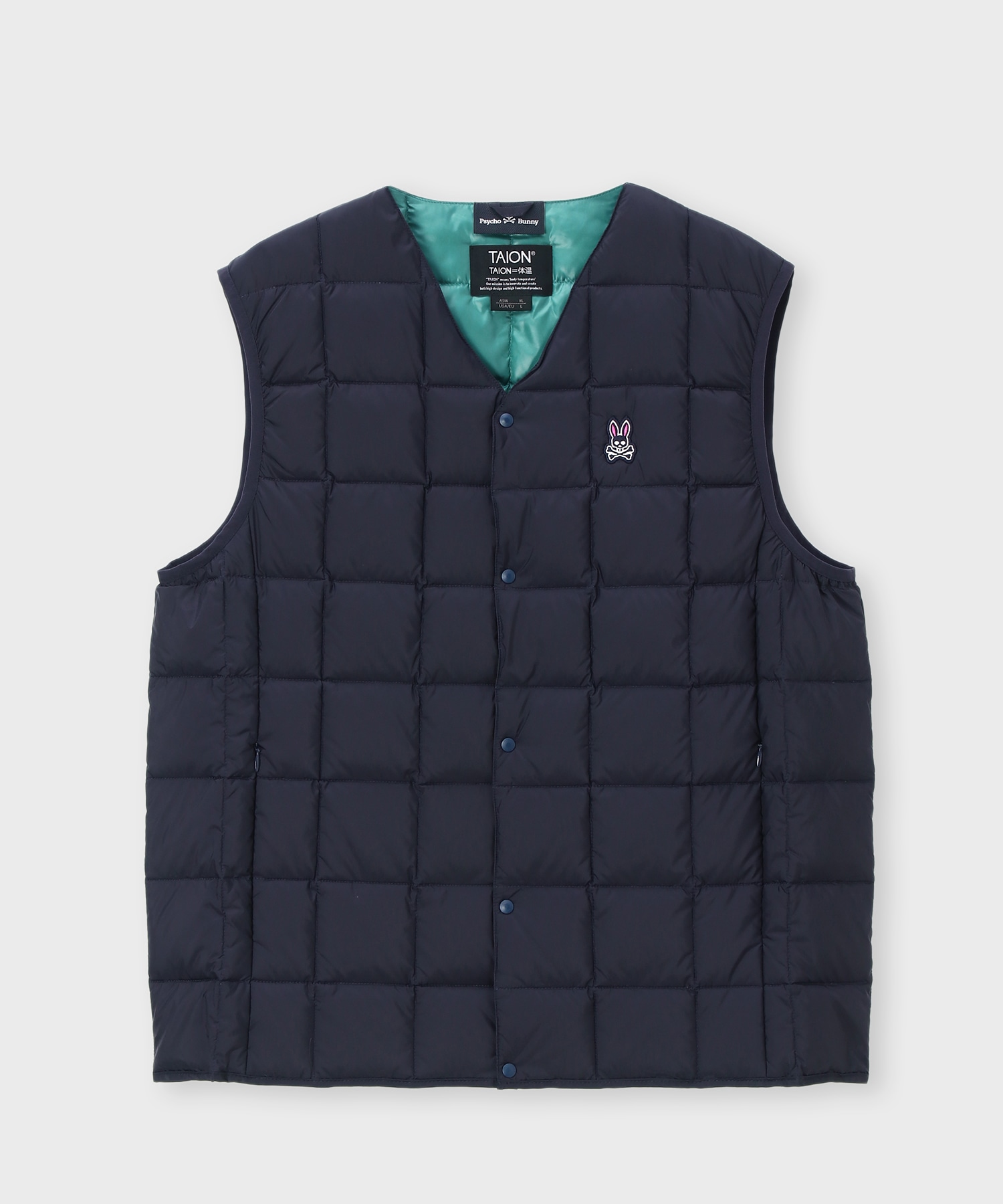 ゴルフ メンズ ベスト サイコバニー ダウンベスト 美品】 サイコバニー ダウンベスト フーディー Sサイズ ブラック カモ