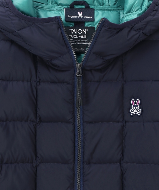 [WEB限定]TAION × Psycho Bunny コラボダウンパーカ