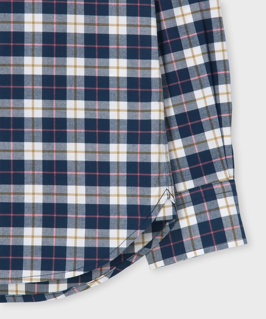 [WEB限定]スリーブライン チェックシャツ