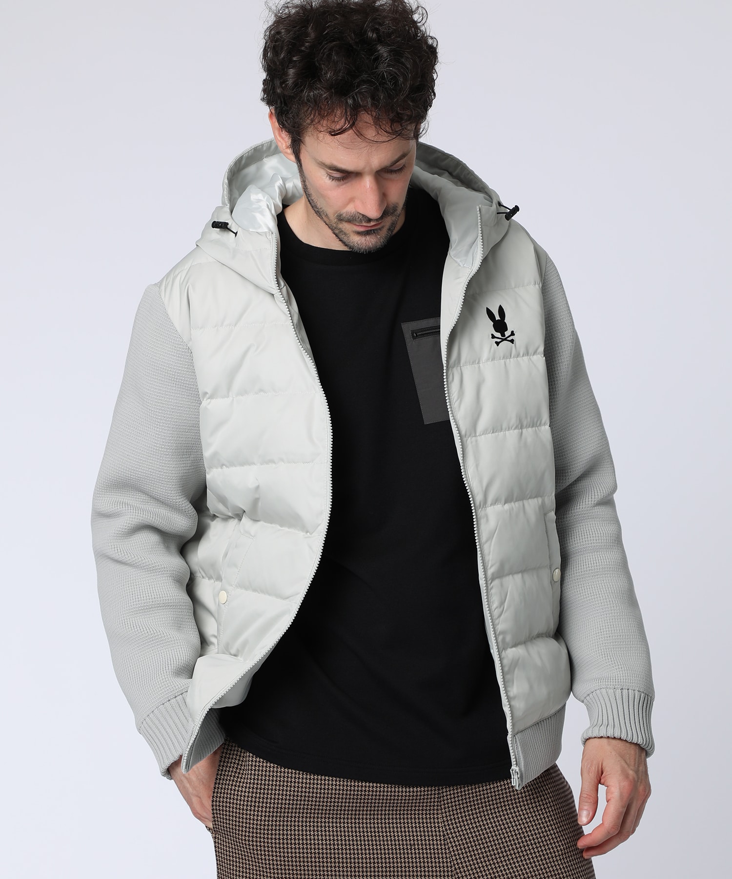 ☆★マスターバニー　メンズダウンフードセーターと暖パンのセットサイズ4★☆ マスターバニー メンズダウンフードセーターと暖パンのセットサイズ4