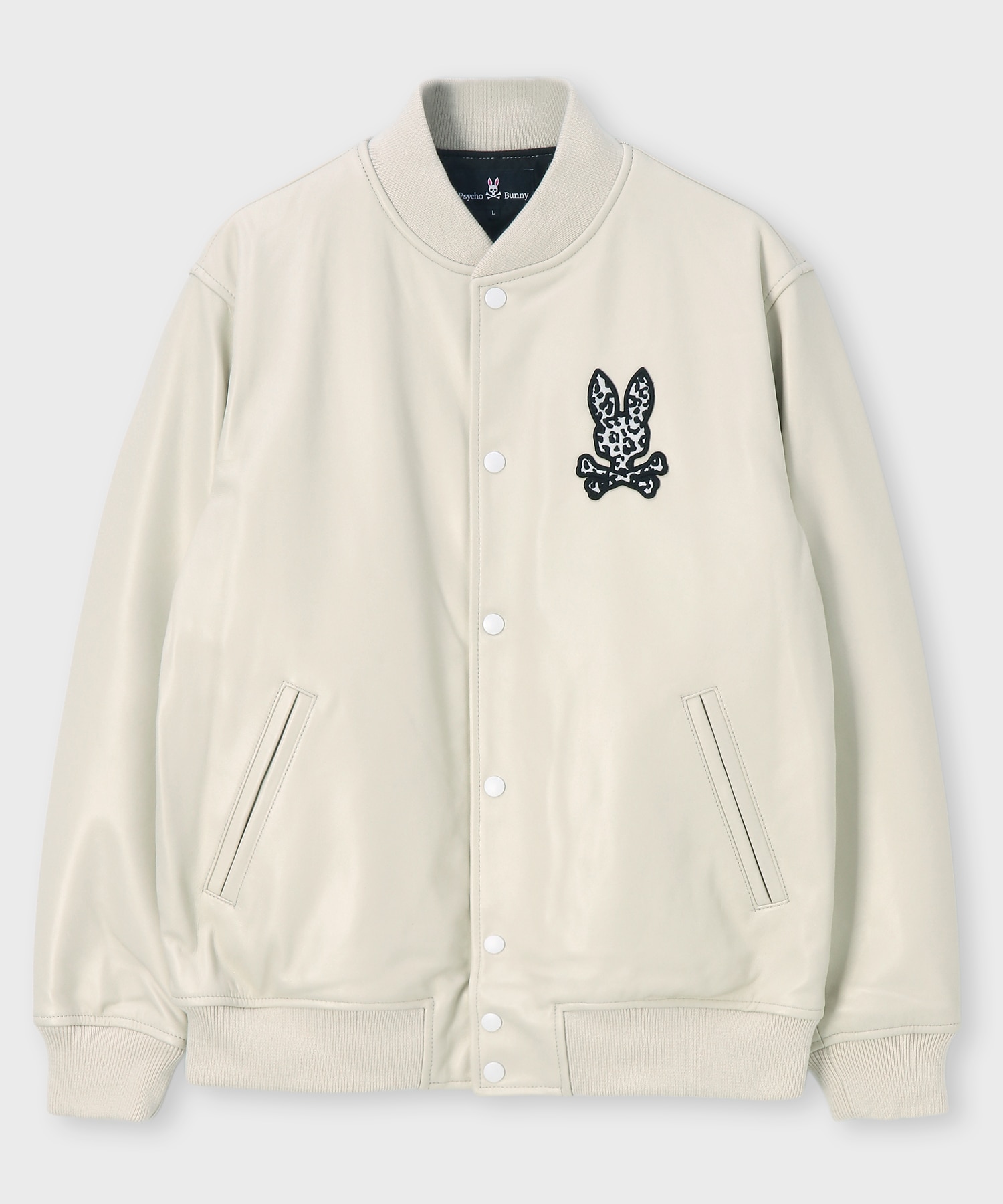 シープレザー バーシティジャケット｜Psycho Bunny｜サイコバニー 公式