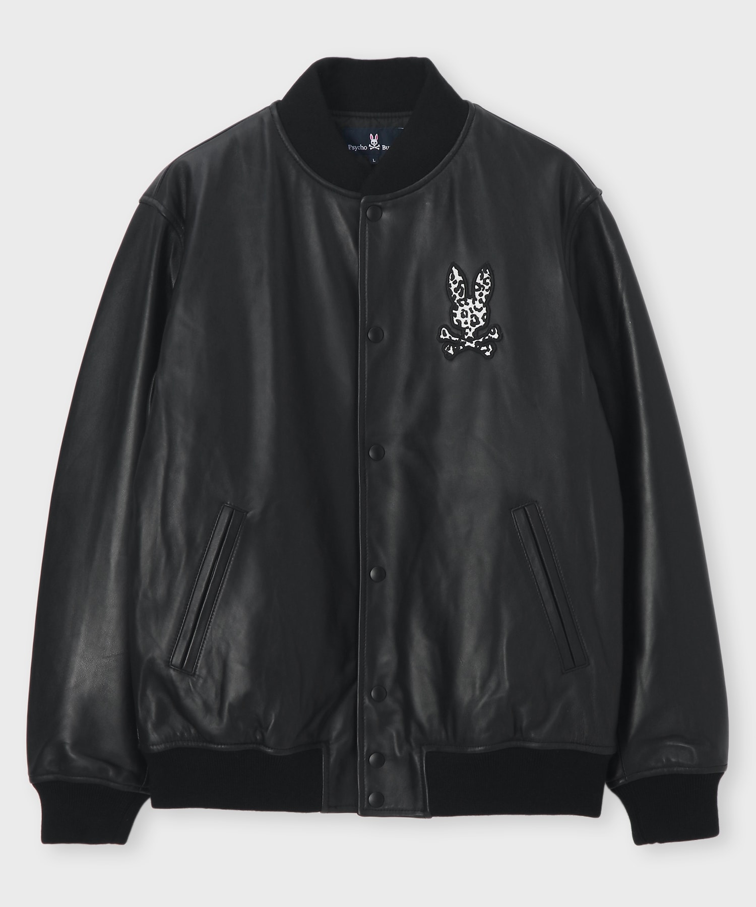 シープレザー バーシティジャケット｜Psycho Bunny｜サイコバニー 公式