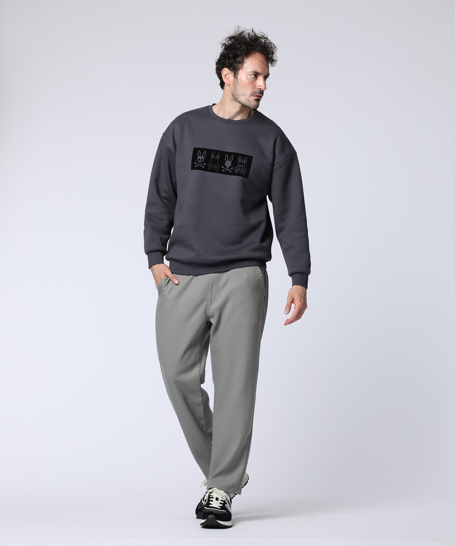 フロッキー4BUNNY クルーネックスウェット｜Psycho Bunny｜サイコ