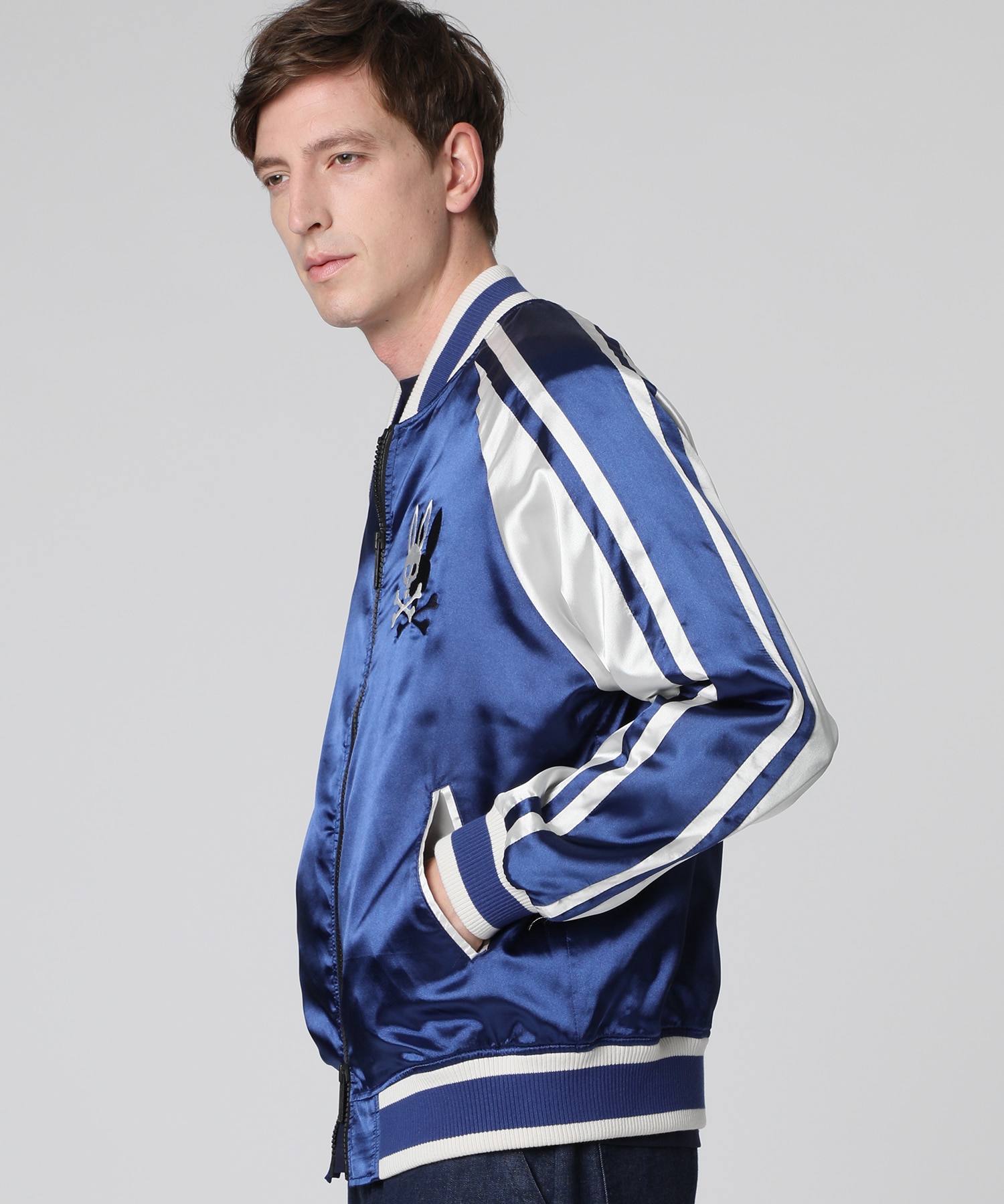 SKOOKUM × PsychoBunny バニーロゴ スカジャン｜Psycho Bunny｜サイコ