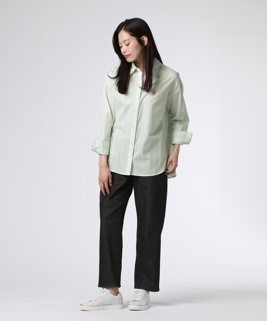 Lee × Psycho Bunny FLeeasy Narrow ブラックデニム