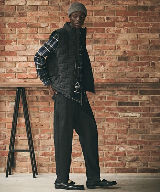 Lee × Psycho Bunny FLeeasy Narrow ブラックデニム