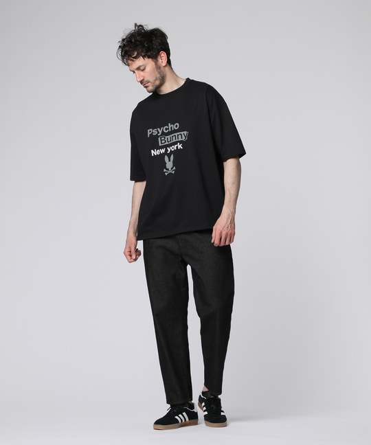 Lee × Psycho Bunny FLeeasy Narrow ブラックデニム