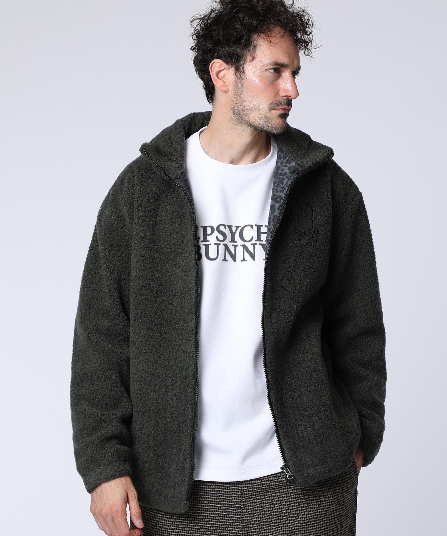 シルエットバニー シープボアブルゾン｜Psycho Bunny｜サイコバニー