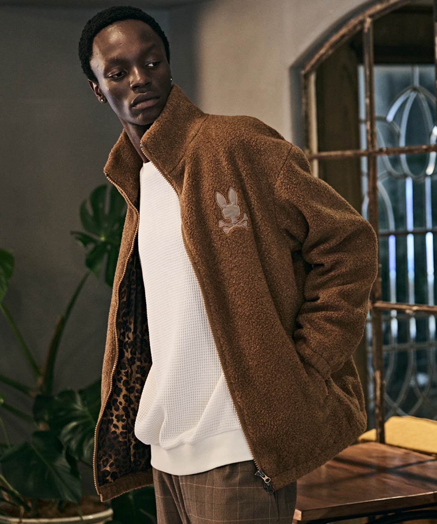 シルエットバニー シープボアブルゾン｜Psycho Bunny｜サイコバニー