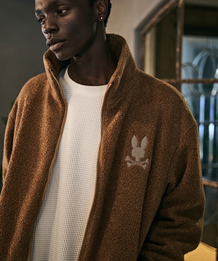 シルエットバニー シープボアブルゾン｜Psycho Bunny｜サイコバニー