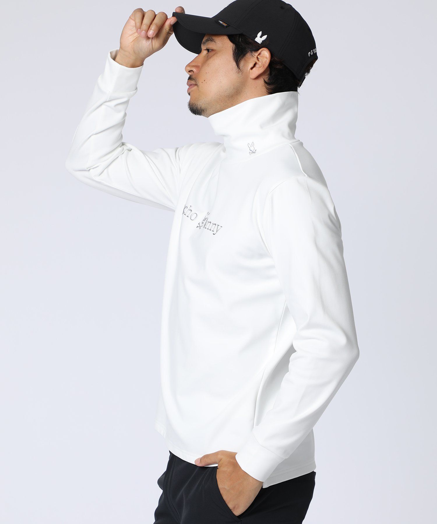 GOLF]メタルバニー タートルネックTシャツ｜Psycho Bunny｜サイコ