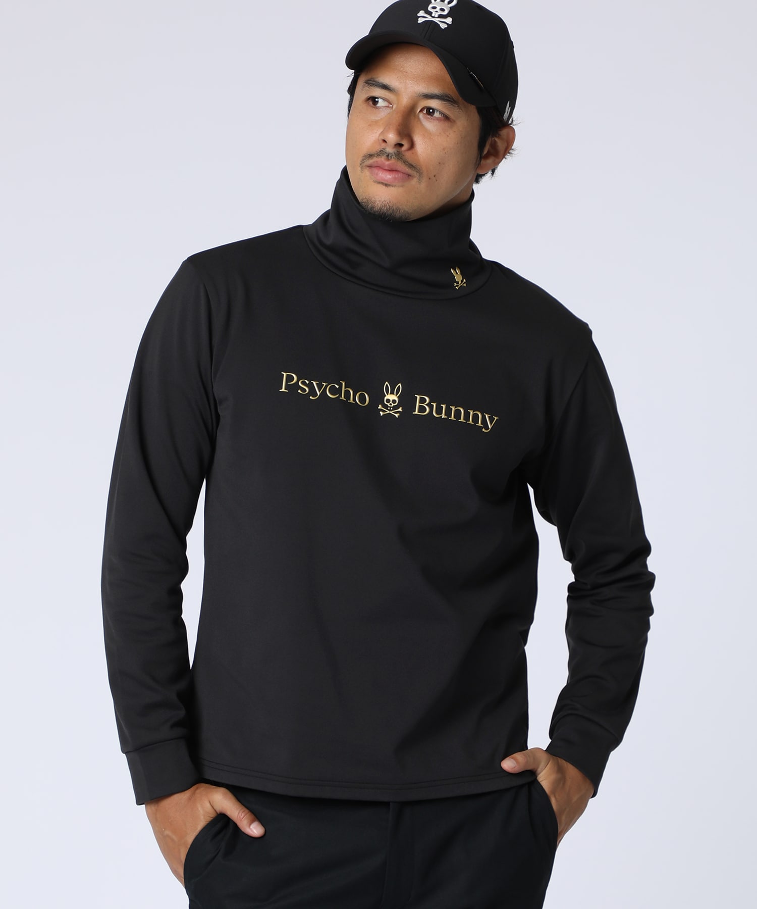 GOLF]メタルバニー タートルネックTシャツ｜Psycho Bunny｜サイコ