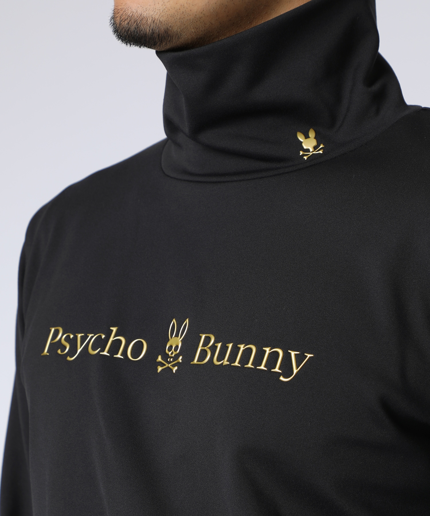 GOLF]メタルバニー タートルネックTシャツ｜Psycho Bunny｜サイコ