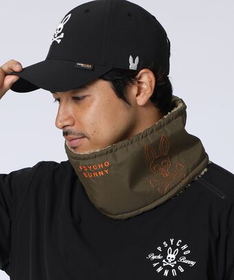 [GOLF]リバーシブルロゴ　 ネックゲイター