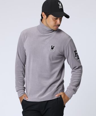 [GOLF]アウトラインロゴ 　タートルネックロングスリーブＴシャツ