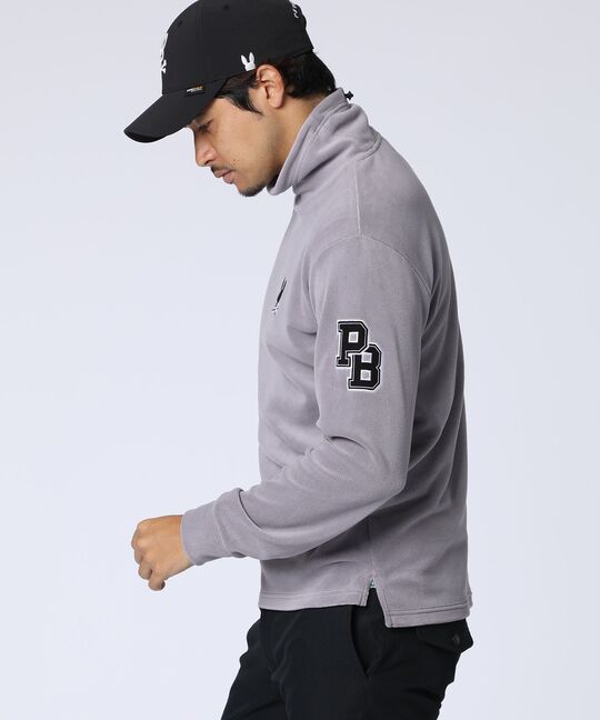 [GOLF]アウトラインロゴ タートルネックロングスリーブＴシャツ