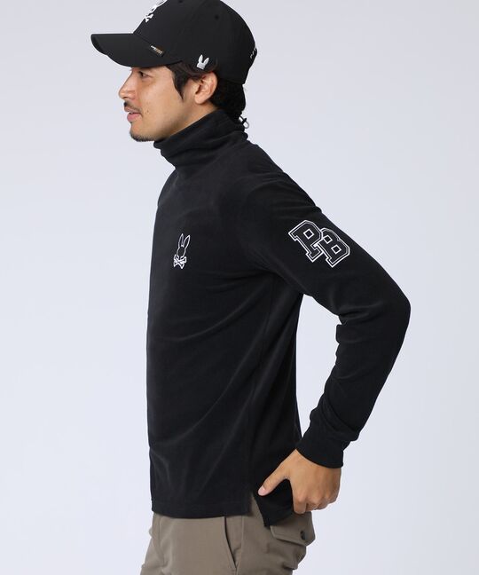 [GOLF]アウトラインロゴ タートルネックロングスリーブＴシャツ