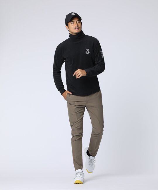 [GOLF]アウトラインロゴ タートルネックロングスリーブＴシャツ