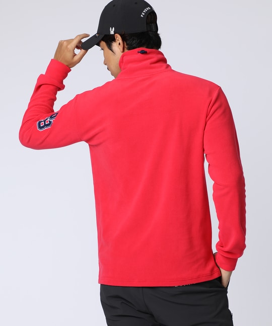 [GOLF]アウトラインロゴ タートルネックロングスリーブＴシャツ