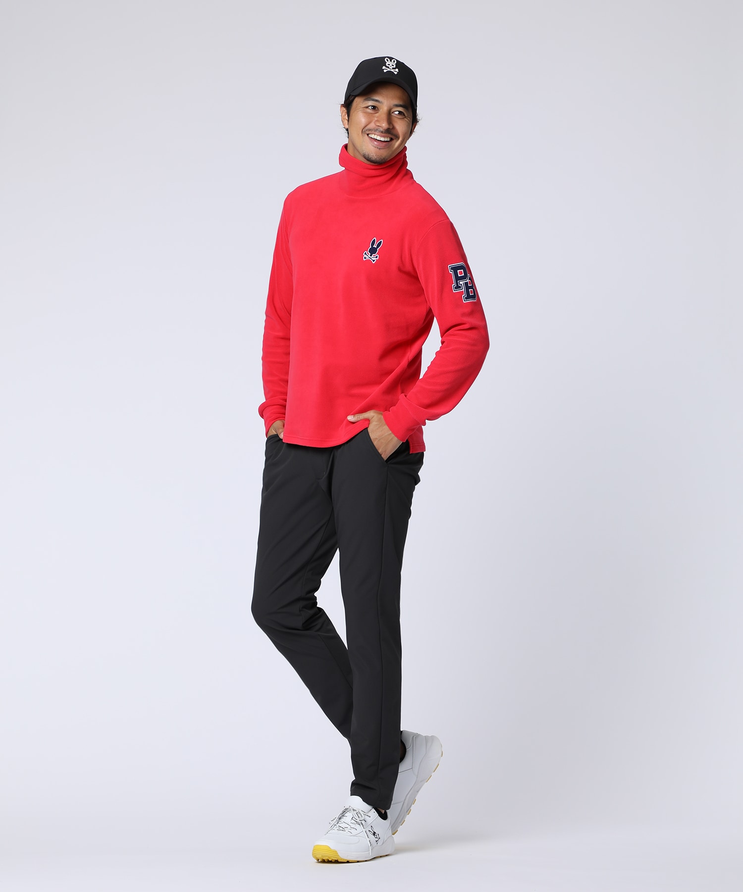 GOLF]アウトラインロゴ タートルネックロングスリーブTシャツ｜Psycho