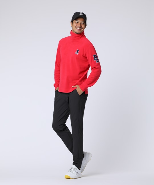 [GOLF]アウトラインロゴ タートルネックロングスリーブＴシャツ