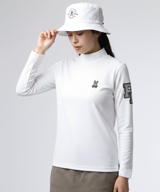 [GOLF][WOMEN]アウトラインロゴ タートルネックロングスリーブＴシャツ