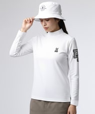[GOLF][WOMEN]アウトラインロゴ タートルネックロングスリーブＴシャツ