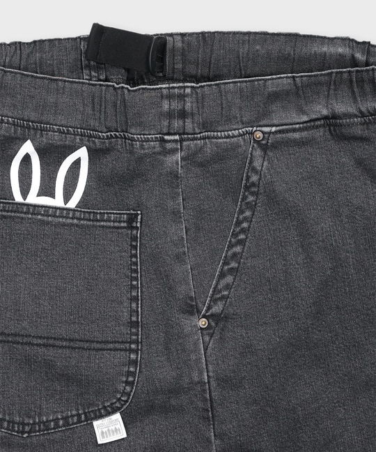 Lee × Psycho Bunny FLeeasy Narrow ブラックデニム