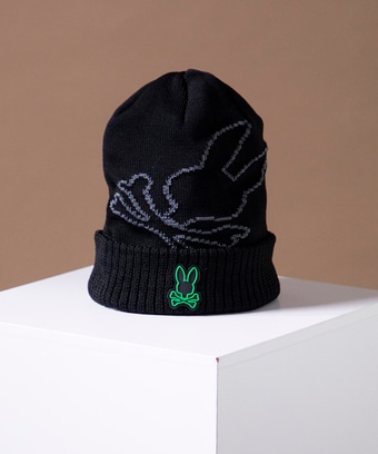 [GOLF]ジャガード 　ニットキャップ