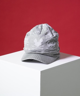 [GOLF]ジャガード 　ニットバイザー