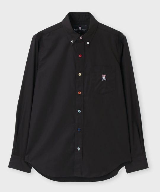 マルチカラーボタン シャツ