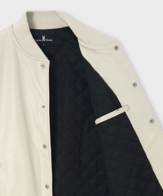 シープレザー バーシティジャケット