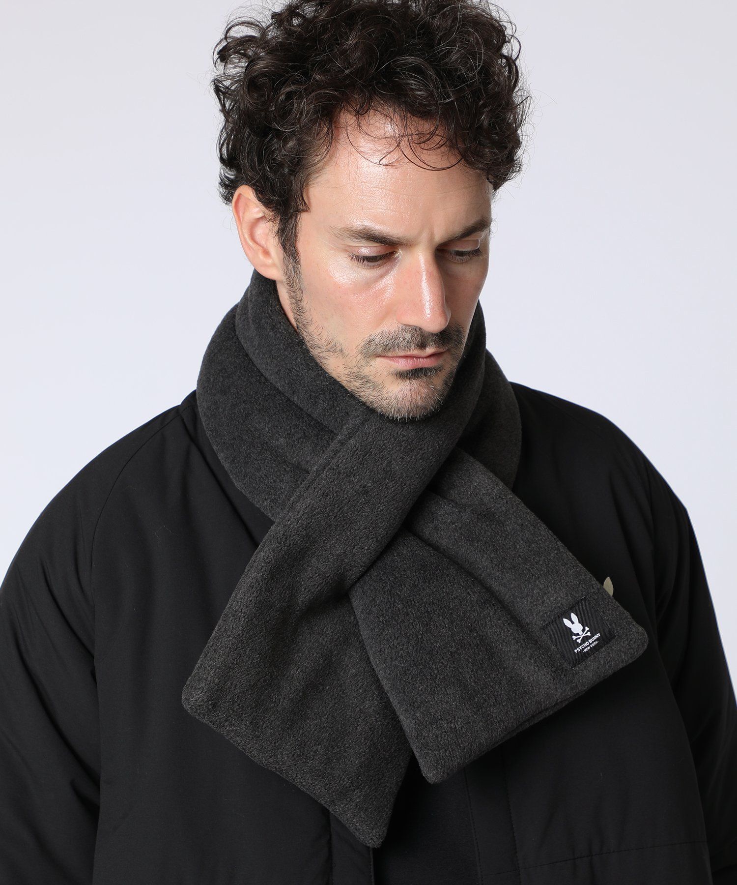 中綿入り差し込みフリースマフラー｜Psycho Bunny｜サイコバニー 公式