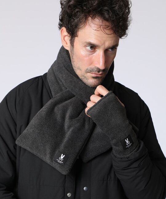 中綿入り差し込みフリースマフラー