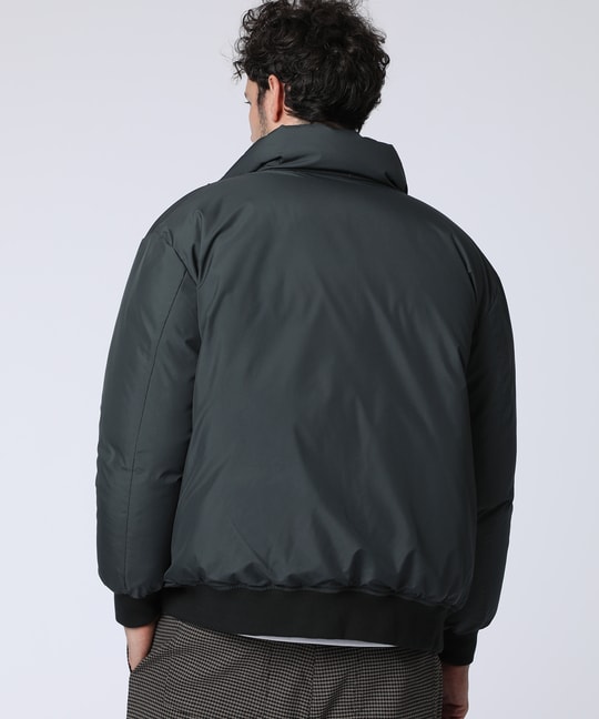 レオパードタフタ ダウンジャケット