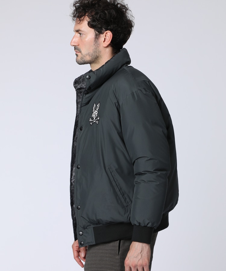 レオパードタフタ ダウンジャケット｜Psycho Bunny｜サイコバニー 公式