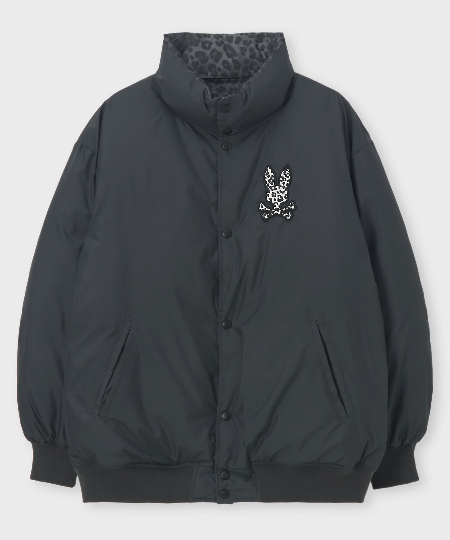 レオパードタフタ ダウンジャケット｜Psycho Bunny｜サイコバニー 公式