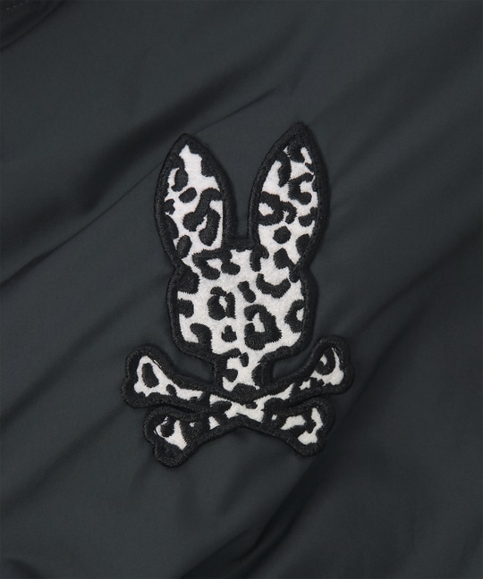 レオパードタフタ ダウンジャケット