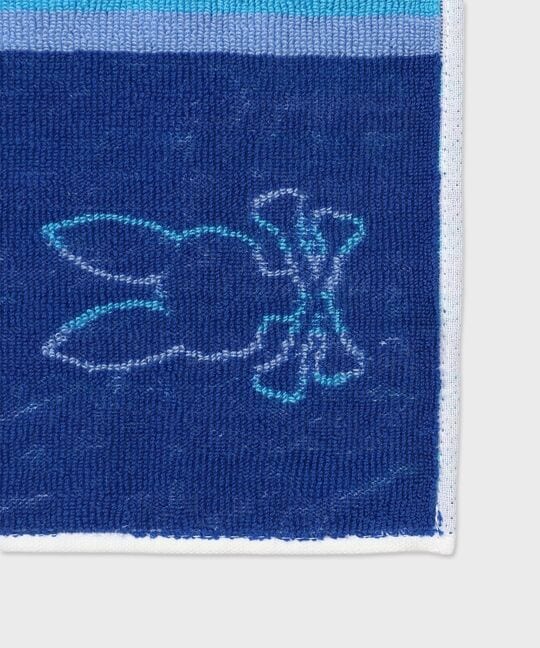 4BUNNYボーダー タオルハンカチ