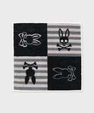 4BUNNYボーダー タオルハンカチ