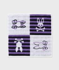 4BUNNYボーダー タオルハンカチ
