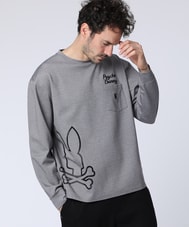 アウトラインBUNNYロゴロングスリーブTシャツ