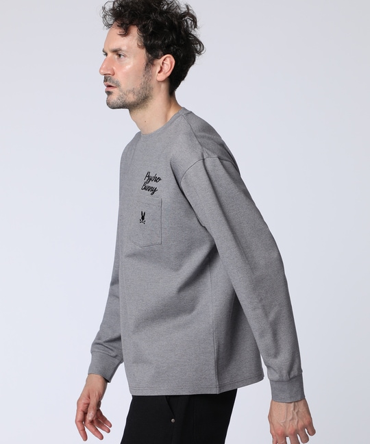 アウトラインBUNNYロゴロングスリーブTシャツ