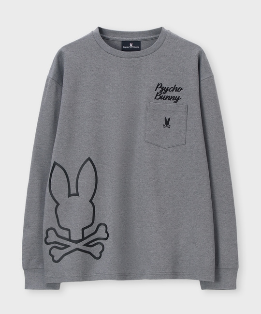 アウトラインBUNNYロゴロングスリーブTシャツ