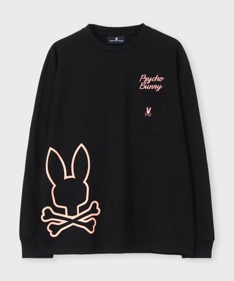 アウトラインBUNNYロゴ　ロングスリーブTシャツ